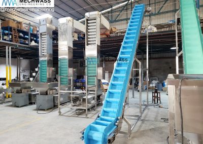 blue belt conveyor